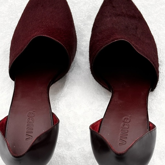 Vince  « Claire Calf-Hair d'Orsay Pump » - Picture 4 of 6